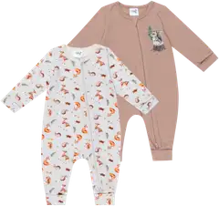 Ciraf vauvojen pyjama 250B252932 2-pack - beige squirrel aop - 1