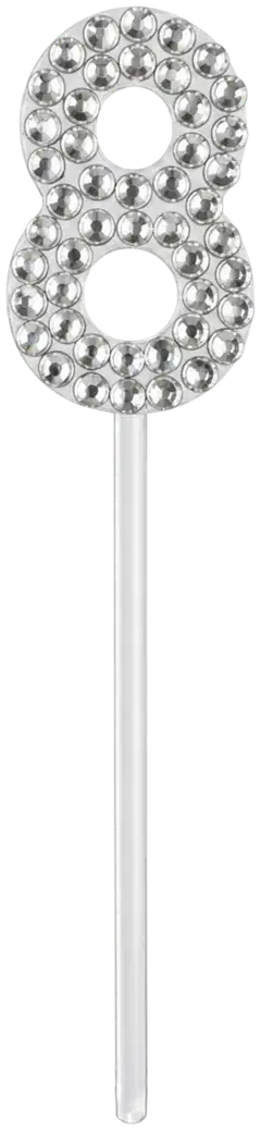 Koristetikku timantein nro 8, koko 2*10 cm - 1