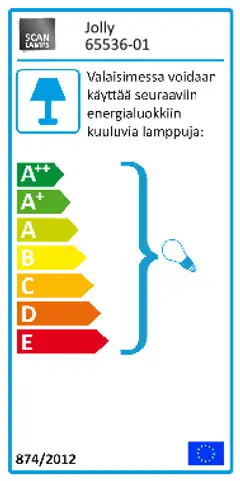 Scan Lamps kattovalaisin Jolly 36 cm valkoinen - 2