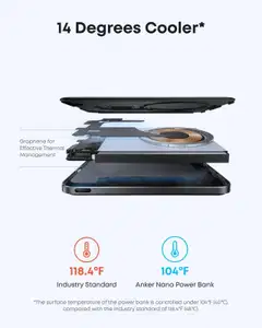 Anker MagGo Power Bank, musta varavirtalähde - 2
