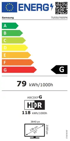 Samsung 55" 4K UHD Smart LED TV TU55U7005F - 10