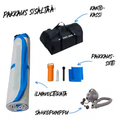 AirTrack Nordic Deluxe ilmavolttirata - 8 m - 7