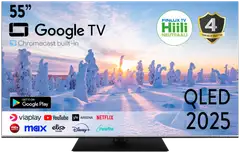 Finlux 55" 4K UHD QLED Google TV 55G10.2GCMB - 1