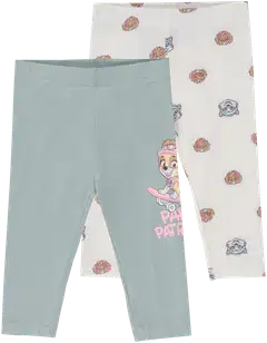 Ryhmä Hau vauvojen leggingsit I286850 2-pack - GREEN 6 - 1