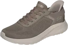 Skechers miesten Slip-Ins loafer Bobs Sport Squad Chaos Solid Step Khaki - Dark taupe - 3