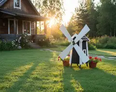 Tuulimylly grafiitin harmaa, 69x30x32cm - 6