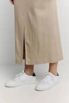 Finlayson naisten pellavahame - Taupe - 6