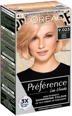 L'Oréal Paris Préférence Vivid Colours Light Rose Gold intensiivinen kestoväri 1kpl - 2