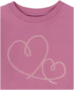 Ciraf lasten collegepusero sydän 25TC262829 - 16-2215tcx cashmere rose - 2