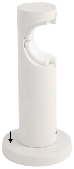 Ihanin verhotangon click-kannakkeet mattavalkoinen 28mm 2kpl/pss - 3