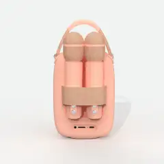 MOB karaokekaiutin ja kaksi langatonta mikrofonia Sing Party pinkki - 2