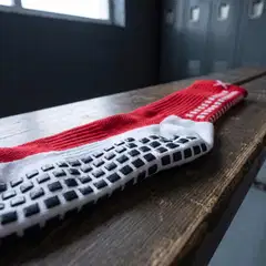 LUX grip-jalkapallosukat, keskipitkä varsi, punainen, yksi koko - 2