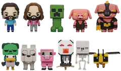 Monogram keräilyhahmo Minecraft Movie Bag Clip, Series 1 - 2