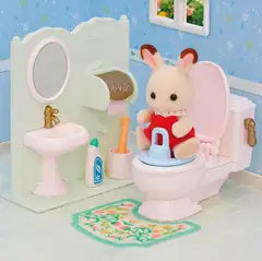 Sylvanian Families WC-setti - 4