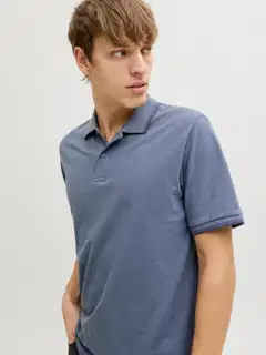 JJ REBEL miesten pikeepaita Jrebzell - Folkstone Gray - 5