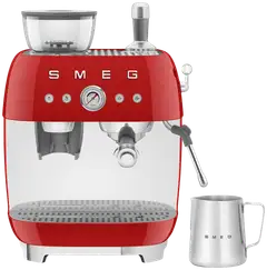 Smeg espressokeitin myllyllä punainen EGF03RDEU - 8