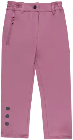 Ciraf lasten vedenpitävät softshell-housut 252C07260D - Cashmere rose - 1
