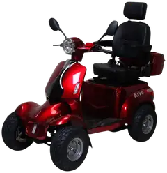 Arvo senioriskootteri P900 punainen - 4