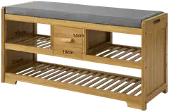 SoBuy kenkäpenkki bambu FSR75-N - 3