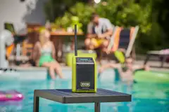 Ryobi bluetooth-kaiutin DAB/DAB+ RRDAB18-0 - 5