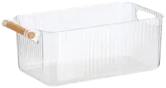 Zeller säilytyslaatikko bambukahvalla 3 kpl - 4