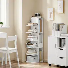 SoBuy hylly valkoinen STR14-W - 2