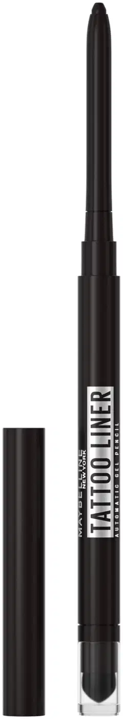 Maybelline New York Tattoo Liner Automatic Gel pencil 40 Espressotini silmänrajauskynä 0,28 g - Pitch Black - 1