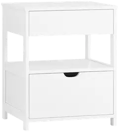 SoBuy yöpöytä valkoinen FRG258-II-W - 3