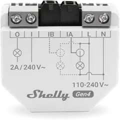 Shelly EM Gen4 - WiFi- ja Zigbee 1-vaiheinen energiamittari, 50 A - 1