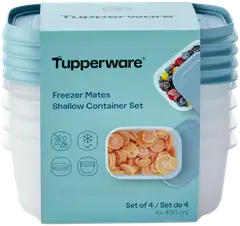 Tupperware rasiasetti FreezerSmart 4 x 450 ml - 6