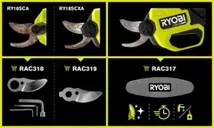 Ryobi varaterä oksasaksiin RAC319 - 2