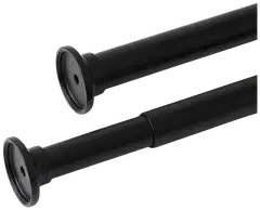 Ihanin suihkuverhotanko musta 125-220 17/20mm - 3