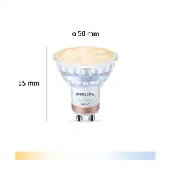 Philips Smart Lighting LED-filamenttilamppu 5W GU10 2700-6500K 400lm tunable white 2 kpl - 2