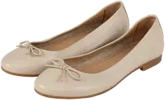House naisten nahkaiset ballerinat Nora UB31-5102 - NUDE - 1