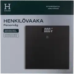 House henkilövaaka SBS-30008 musta - 2