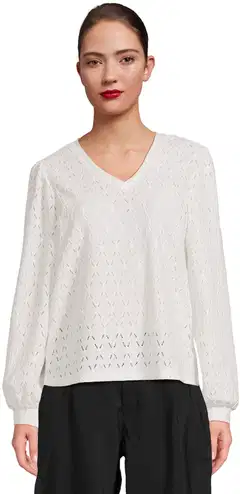 House naisten pusero Lace 213H262907 - white - 1