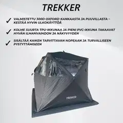Trekker telttasauna premium  220x220x185cm - 3
