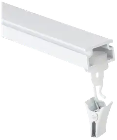 Ihanin U-verhokiskon liu'ut nipistimellä pyöreä valkoinen 20kpl - 2