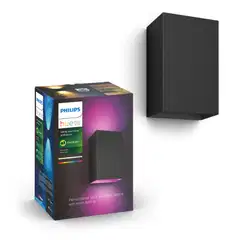 Philips Hue Resonate -seinävalaisin ulkokäyttöön 16W 2000-6500K 1180LM musta - 2