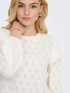 JDY naisten paita Jdylollie - Cloud dancer - 7