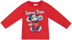 Disney vauvojen pitkähihainen trikoopaita Mikki Hiiri ZH00019 - Punainen - 1