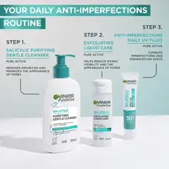 Garnier PureActive Salicylic Exfoliating Liquid Care Kasvovesi epäpuhtaalle iholle 120 ml - 4
