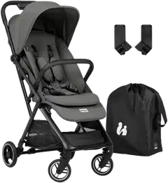Hauck matkarattaat Fly N Care harmaa - 1