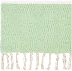 House puuvillamatto Liina 90x200 cm v.vihreä/l.valkoinen/greige - 3