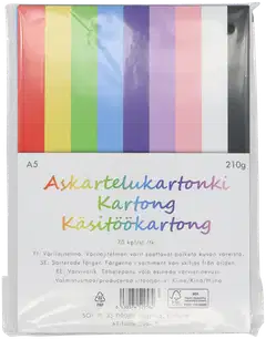 Askartelukartonkipaketti A5 - 1
