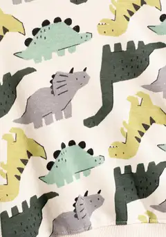 TEX BABY vauvojen collegesetti Dino I274193 - ECRU 2 - 3