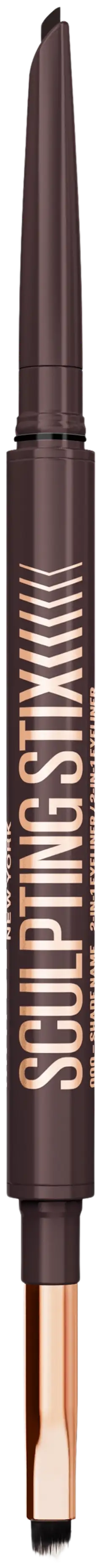 Maybelline New York Sculpting Stix Silmänrajauskynä Black Blur 0,7 g - Smooth Espresso - 2