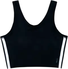 adidas naisten liivitoppi Crop 3S JF8915 - BLACK - 3