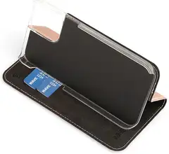 Wave Book Case, Apple iPhone 12 Pro / Apple iPhone 12, Ruusukulta - 5