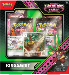 Pokemon Scarlet & Violet Shrovded Fable Illustration Collection Kingambit keräilykortit - 1